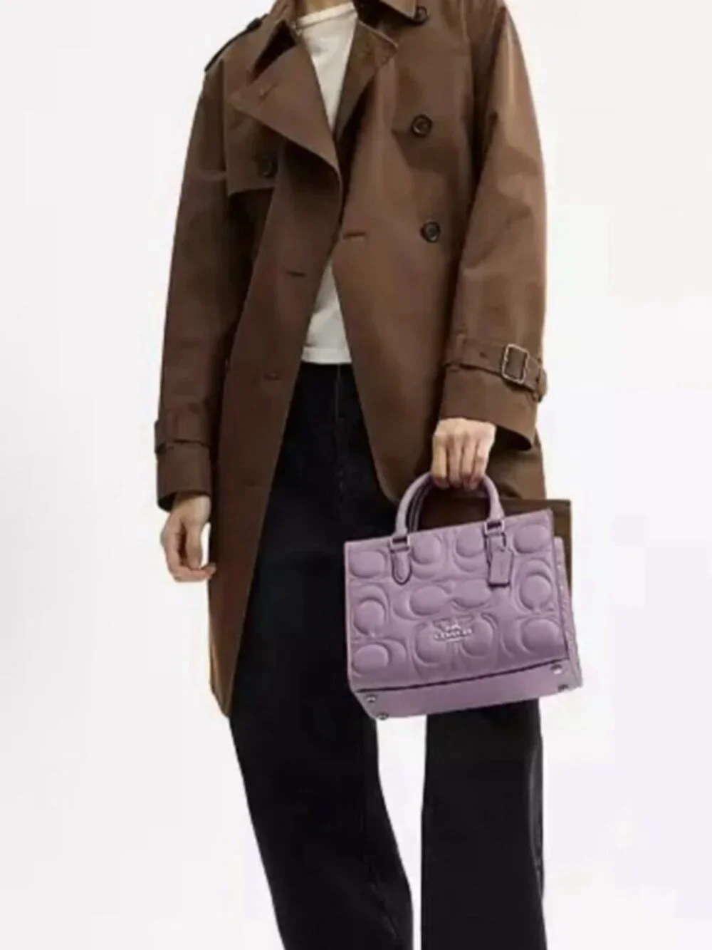 coach Maggie Small Tote Bag In Signature Leather cy670
